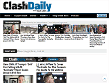 Tablet Screenshot of clashdaily.com